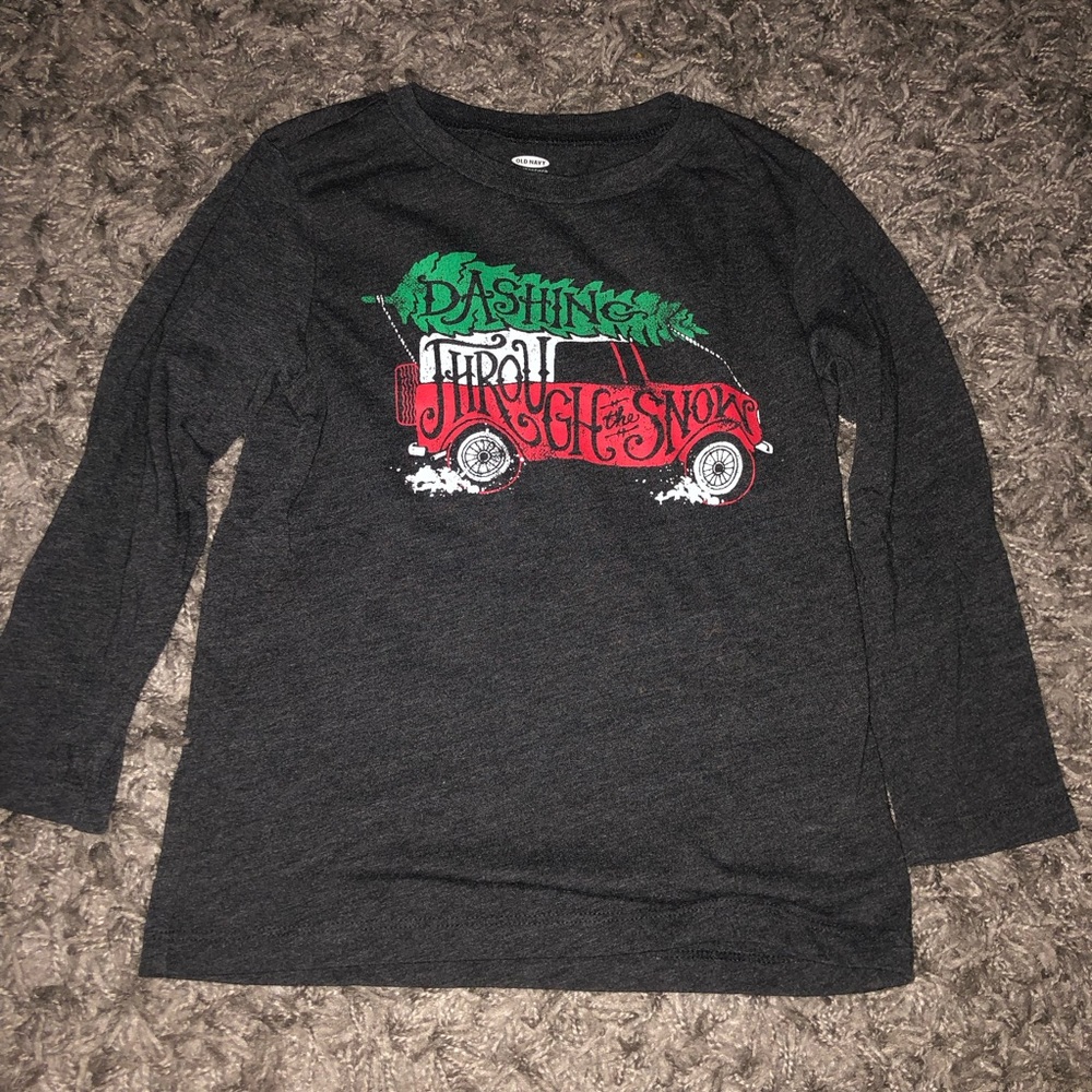 Old Navy Holiday Long Sleeve Shirt, Size XS (5)